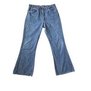 VTG Levi's Men's Wide Leg Orange Tag *Flaw* Missing Size Tag Size 32 Blue 90s